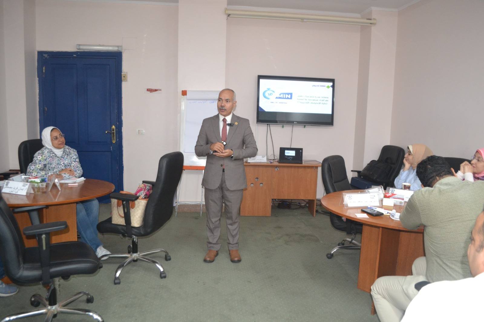 انطلاق فعاليات دورة تدريب المدربين (TOT)-"التحوُّل الرقمي" في مركز تنمية القدرات بجامعة الإسكندرية