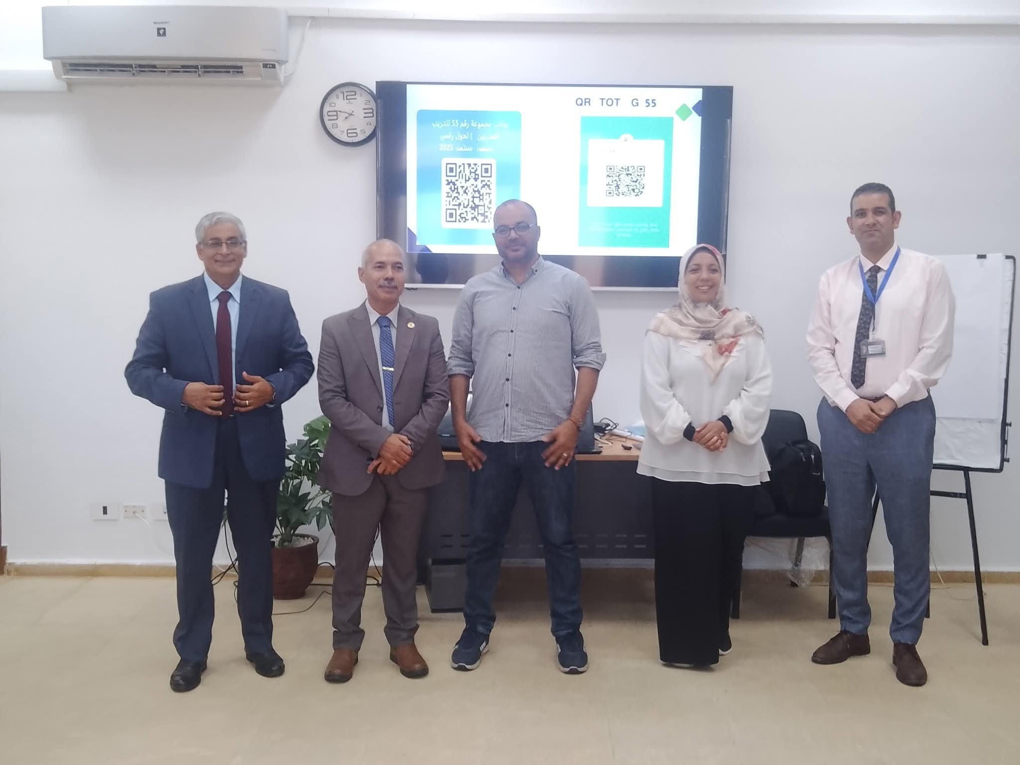 انطلاق فعاليات دورة تدريب المدربين (TOT)-"التحوُّل الرقمي" بجامعة دمنهور