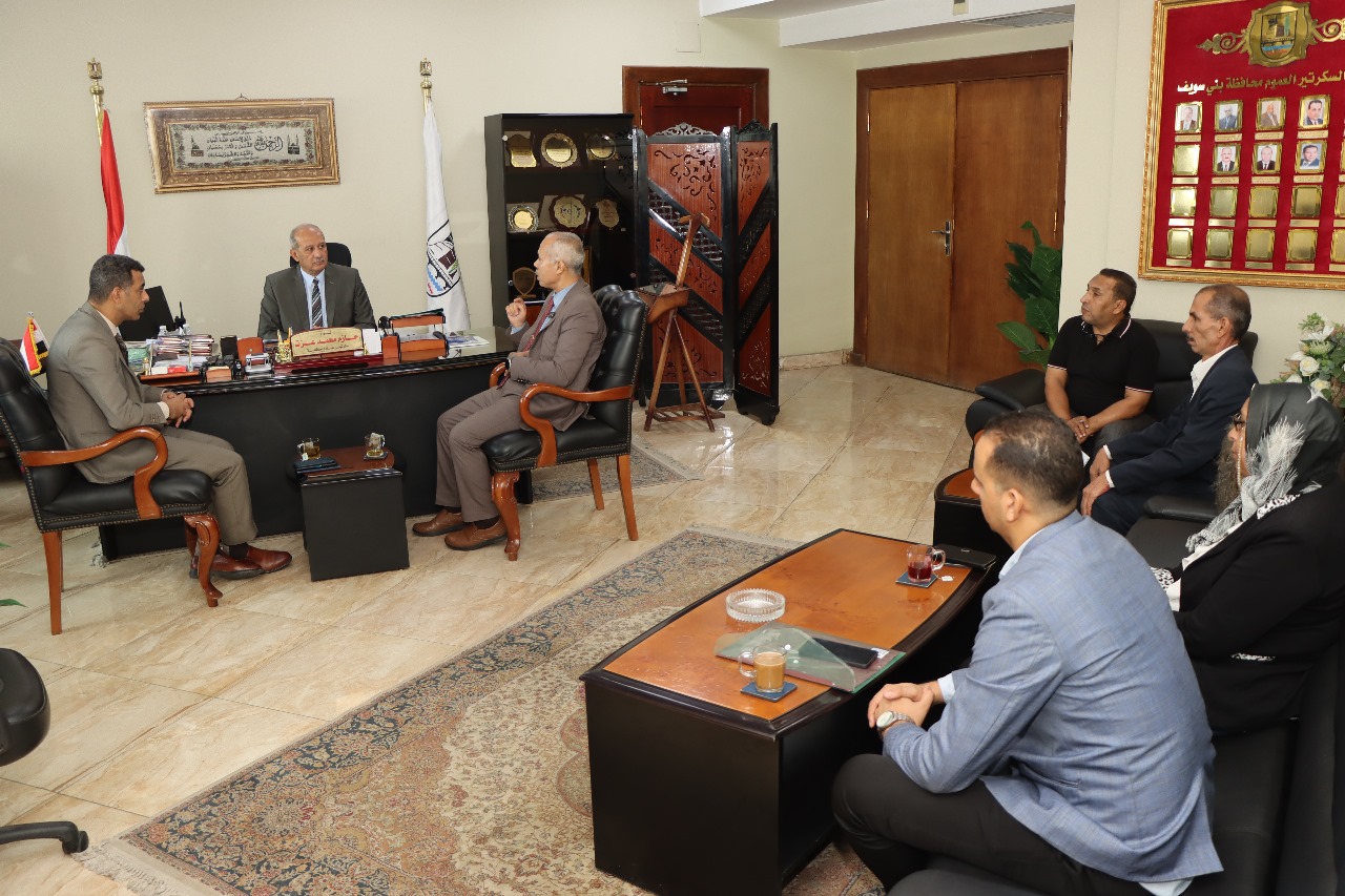 اعتماد مركز تدريب علوم الحاسب الآلي في ديوان عام محافظة بني سويف